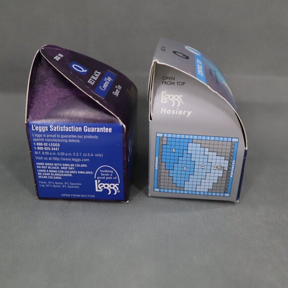 L'eggs Control Top Pantyhose Bundle Womens Q Y2K Coquette Retro Events Vintage - Picture 4 of 6